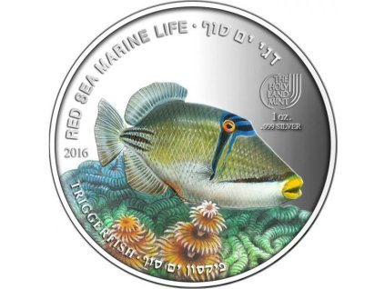 INVESTIČNÍ STŘÍBRNÁ MINCE TRIGGERFISH 1 OZ PROOF