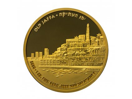 Zlatá mince Old Jaffa -série Ancient Cities 2020 1 Oz