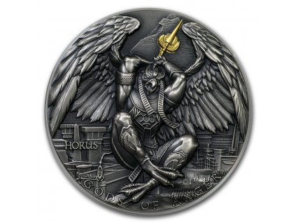 Sběratelská stříbrná mince Bohové hněvu - Horus 2 Oz 2020
