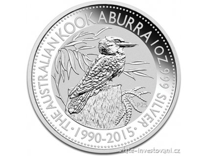 Investiční stříbrná mince Kookaburra 2015 10 Oz