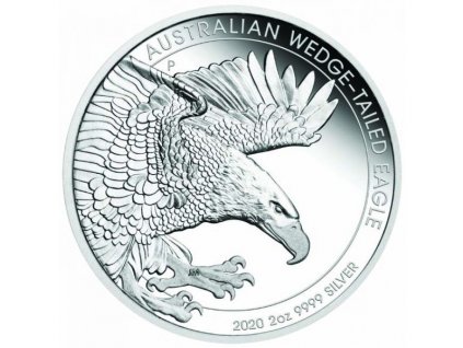 Stříbrná mince Orel Klínoocasý 2 Oz 2020 proof