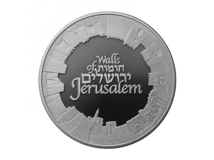 STŘÍBRNÁ MINCE WALLS OF JERUSALEM 1 OZ 2018