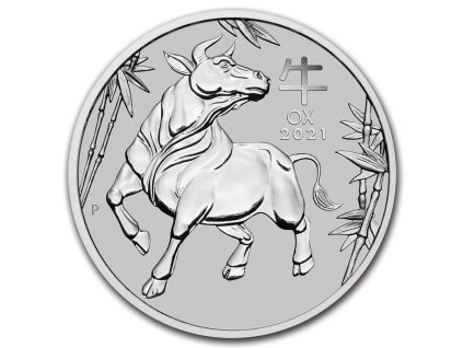 Platinová mince rok Býka 2021-1 Oz