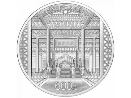 Stříbrná moderní mince The Forbitten City 600th Anniversary proof 2020