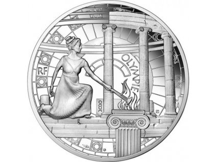 Stříbrná moderní mince Olympia 2020 proof