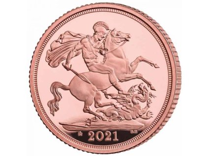 Zlatý proof sovereign 2021