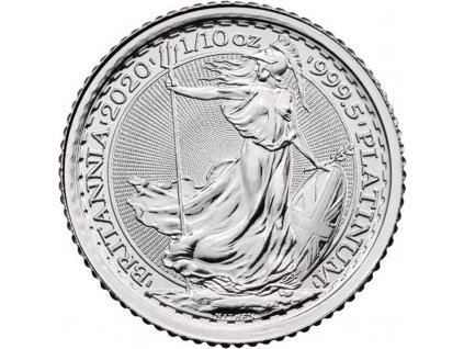 Platinová investiční mince 1/10 Oz  Britannia