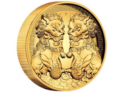 Moderní zlatá mince dvojitý Pixiu 2 Oz-2020