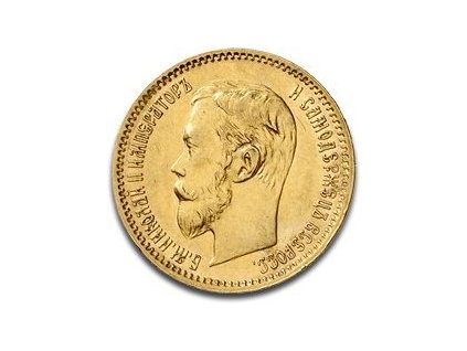 Zlatý 5rubl Mikuláš II. 1897