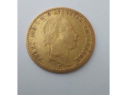 Zlatý dukát Františka Josefa I.-1864 E