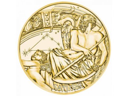 Zlatá moderní mince Medaile Kalendáře 2021