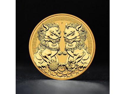 Zlatá investiční mince 1 OZ double Pixiu 2021