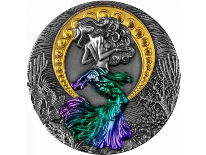 Stříbrná moderní mince Siréna 2 Oz 2021