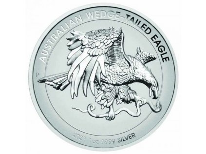 Moderní stříbrná mince Australian Wedge-tailed Eagle 1 Oz proof 2021