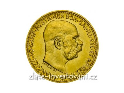 3098 investicni zlata mince rakouska desetikoruna novorazba 1912
