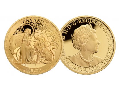Zlatá moderní mince Una a Lev 2022 - 1 Oz - PROOF