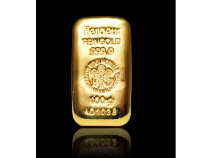 Investiční zlatý slitek Heraeus 250g