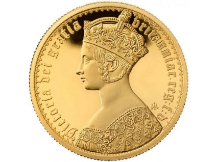 Zlatá mince Viktoriina gotická koruna 2022  - 1 Oz proof