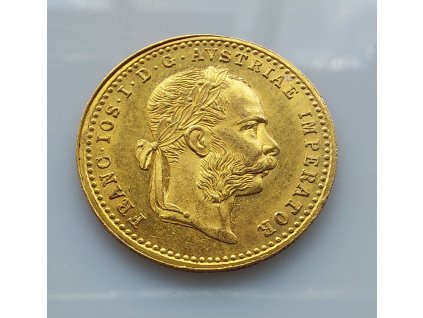 Zlatý dukát Františka Josefa I.-1886 -1/0