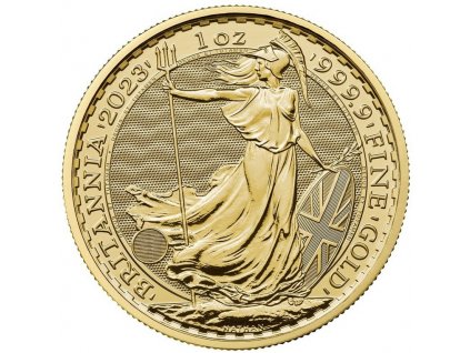 Investiční zlatá mince Britannia 1Oz-2023-Charles III.