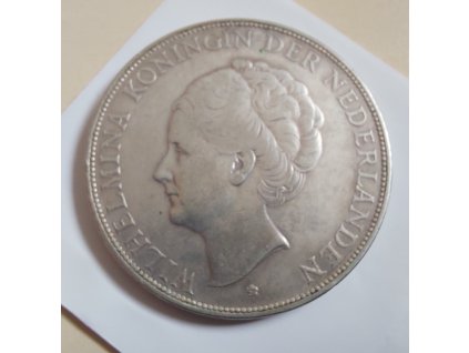 Stříbrný 2 1/2 gulden Wilhelmina -1939