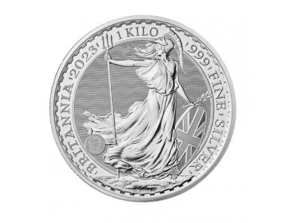 stříbrná mince Britannia 2023-1kg