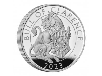 Stříbrná mince Bull of Clarence 5 Oz-2023-proof