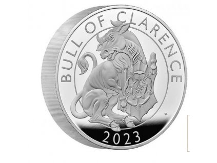 Stříbrná mince Bull of Clarence 10 Oz-2023-proof
