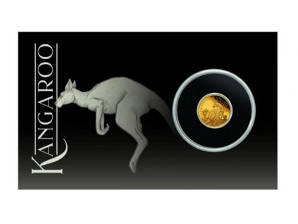 zlatá investiční mince mini Roo-Klokan 2023-0,5g