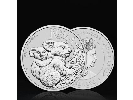 Investiční stříbrná mince 1 Oz australský Koala 2023