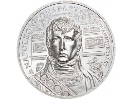 Střibrná moderní mince Bapoleon Bonaparte 2 Oz proof 2021