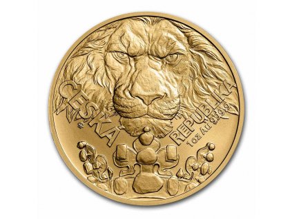 Zlatá mince Český lev 2023-1 Oz