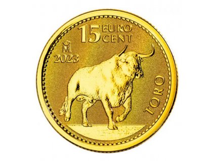 Investiční zlatá mince Španělska -Toro -1/10 Oz 2023