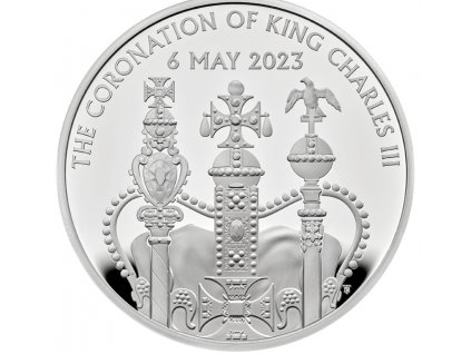 Stříbrná mince Korunovace krále Charlese III. 2023 Silver Proof -5 GBP