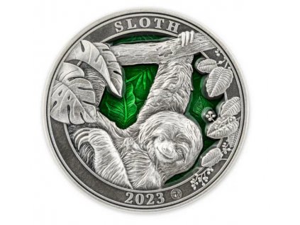 Stříbrná mince Lenochod 2023 3 Oz