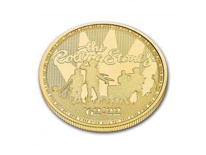 Investiční zlatá mince Rolling Stones 2022- 1 Oz