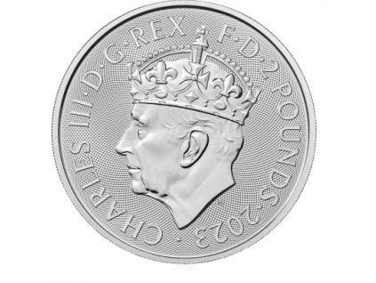 stříbrná mince Korunovace krále Charlese III. 1 Oz 2023