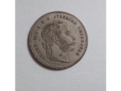 Stříbrný 20 krejcar 1868