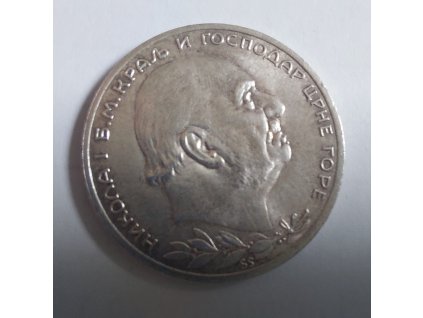Stříbrná mince 1 perper-1914