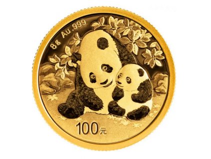 investiční zlatá mince Panda 2024-8g