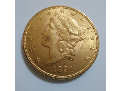 zlatá mince americký double Eagle Liberty-1894-20 USD