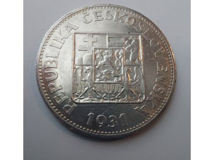 Stříbrná 10 koruna 1931