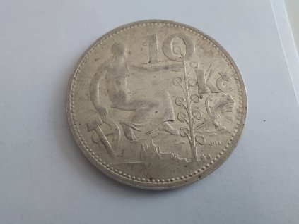 Stříbrná 10 koruna 1931