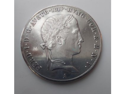 Stříbrný tolar Ferdinand V. 1842 A-stav lepší než 1/1