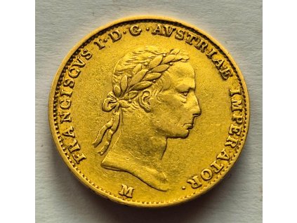 Zlaté 1/2 sovrano 1835 M -František I.