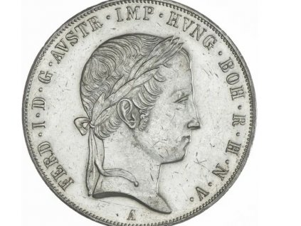 Stříbrný tolar Ferdinand V. 1846 A-stav lepší  1/1