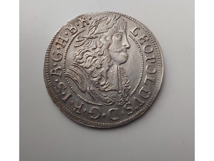 Stříbrný 3 krejcar  Leopold I. 1688-Hall