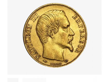 Zlatý francouzský 20 frank-Napoleon III.