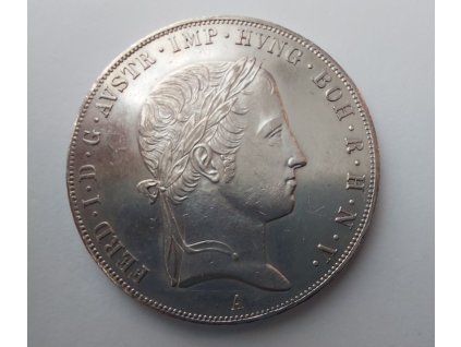 Stříbrný tolar Ferdinand V. 1846 A