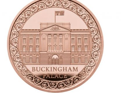 Zlatá 5 libra Buckinghamský palác-2024-proof